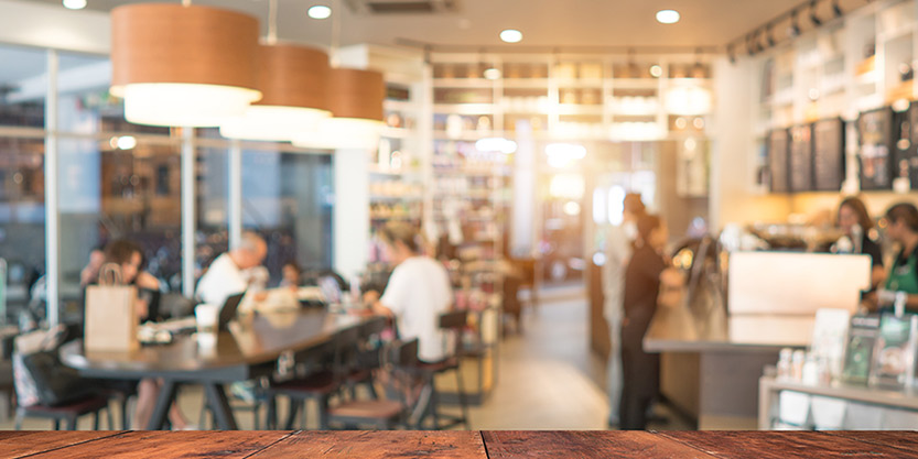 Coffee shop blur background