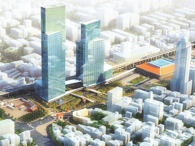 台北雙子星，是由準備興建於臺灣臺北市中正區機場捷運C1、D1用地的兩座摩天大樓所組成，中間以空中平臺相互連通。