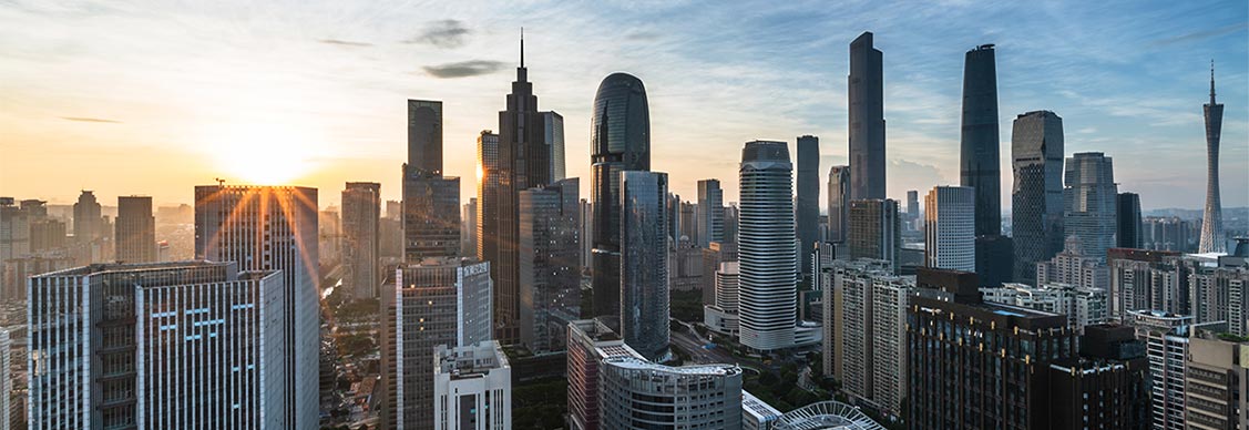 City view of buildings